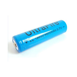 1PC 18650 UltraFire Battery 4800mAh (Rechargeable button top Li-ion with PCB protection)